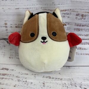 Squishmallows 5" Reginald Mini Corgi Bat Vampire Costume Halloween New Kelly